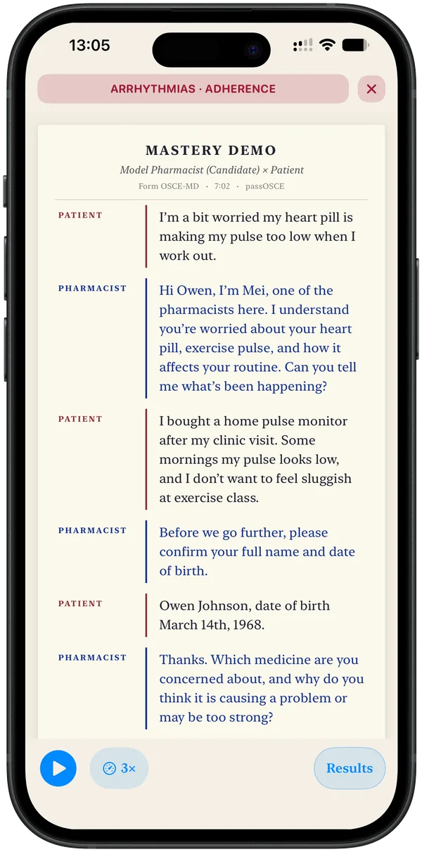 Model demonstration dialogue